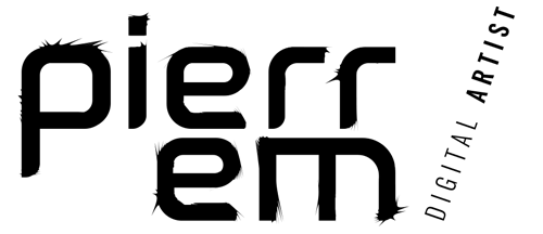Le logo de pierrem digital artist